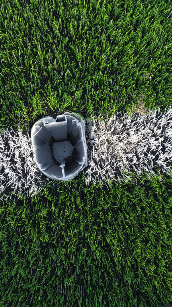 JUEGO PORTERÍAS ALUMINIO FÚTBOL 11 120X100 MM FIJAS - Imagen 2