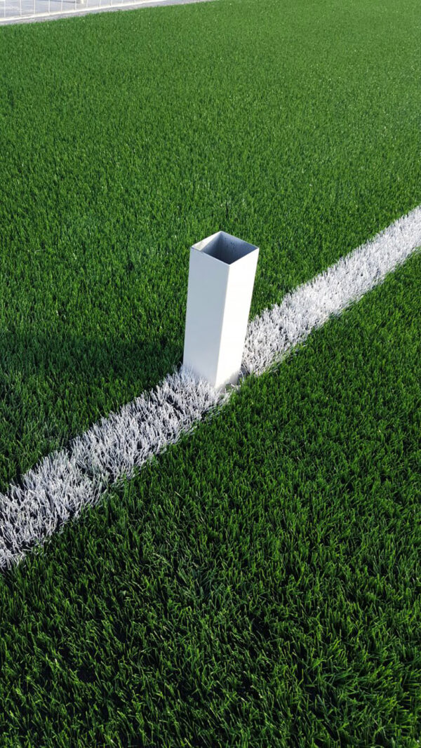 JUEGO PORTERÍAS ALUMINIO FÚTBOL 11 120X100 MM FIJAS - Imagen 3